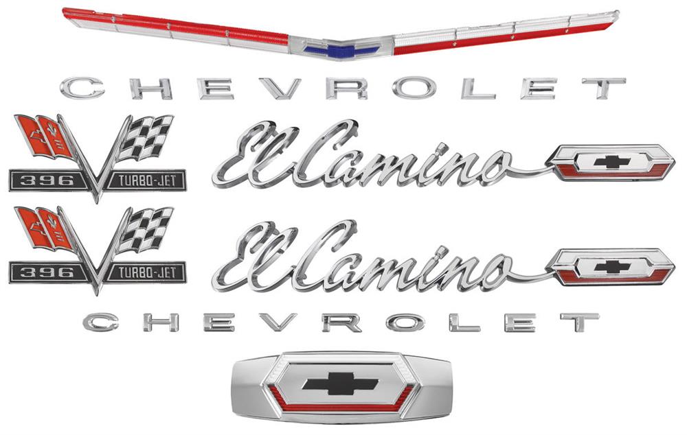 Emblem Kit, 1965 El Camino 396 (Big Block)