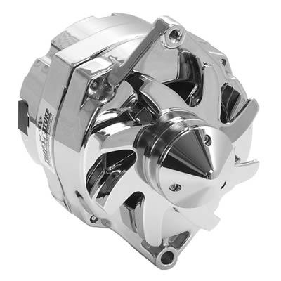 alternator / generator, 140A, 12 volt, Chrome plated