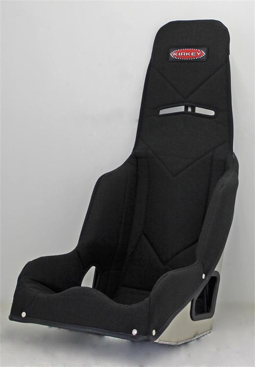 Seat Cover, 55 Series, Tweed, Black, Kirkey Logo, 18.50 in. Width, Each