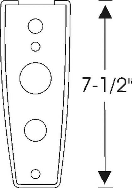 License light mounting pad