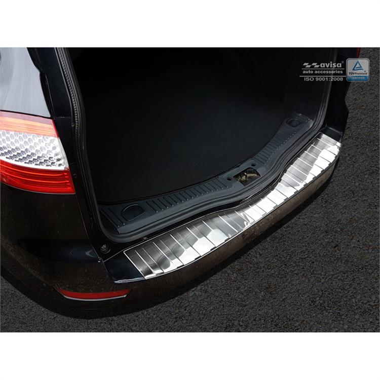 Stainless Steel Rear bumper protector suitable for Ford Mondeo Wagon 2007-2010 'Ribs'