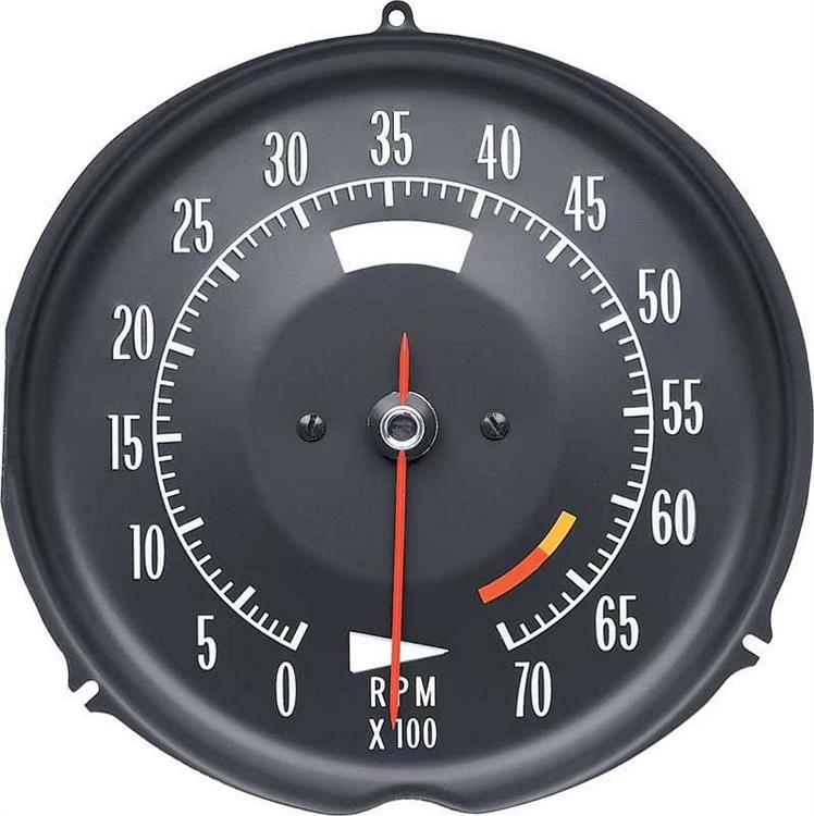 1972-74 CORVETTE TACH 6500 RED LINE