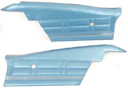 1967 IMPALA / SS 2 DOOR COUPE BRIGHT BLUE PRE-ASSEMBLED REAR PANELS