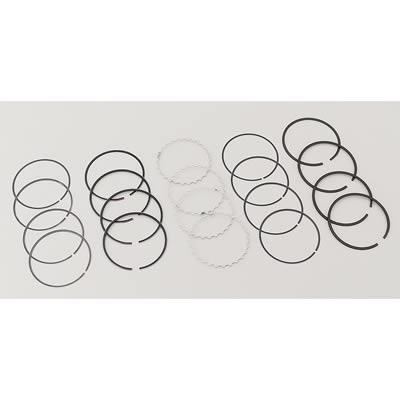 Piston Rings, Chrome, 3.346 in. Bore, 1.2mm, 1.5mm, 3.0mm Thickness, 4-Cylinder, Set