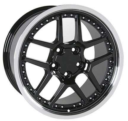 fälg Z06 svart 17 x9.5