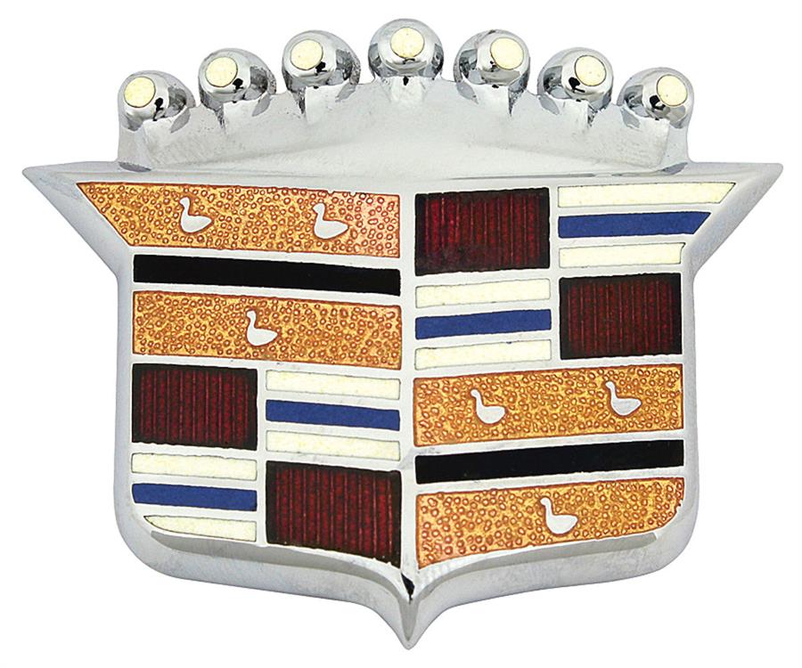 Emblem, Hood Crest, 1965-66 Cadillac
