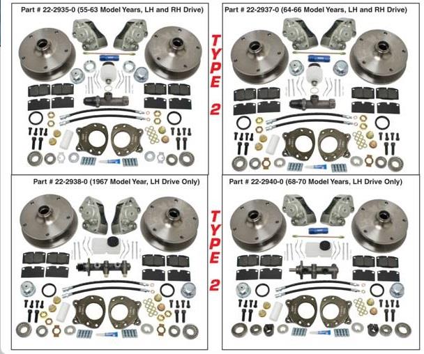 Brake Kit Front Discs, 5x205