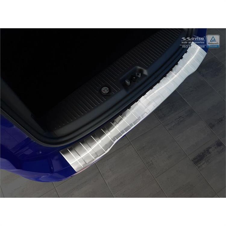 RVS Achterbumperprotector Ford Tourneo Courier/Transit Courier 2014- 'Ribs'