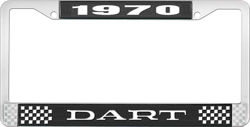 1970 DART LICENSE PLATE FRAME - BLACK