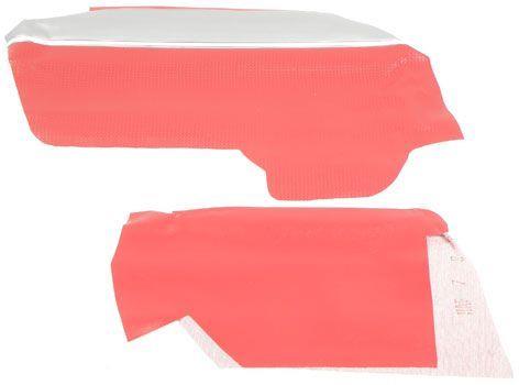 1960 IMPALA CONVERTIBLE RED REAR REAR ARM REST COVERS