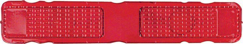 Tail Lamp Lens, Plastic, Red, Chevy, Each