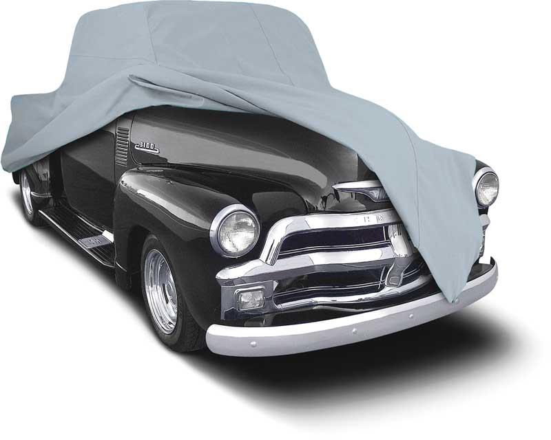 1955-59 CHEVROLET/GMC SHORTBED TRUCK SOFTSHIELD FLANNEL COVER - GRAY