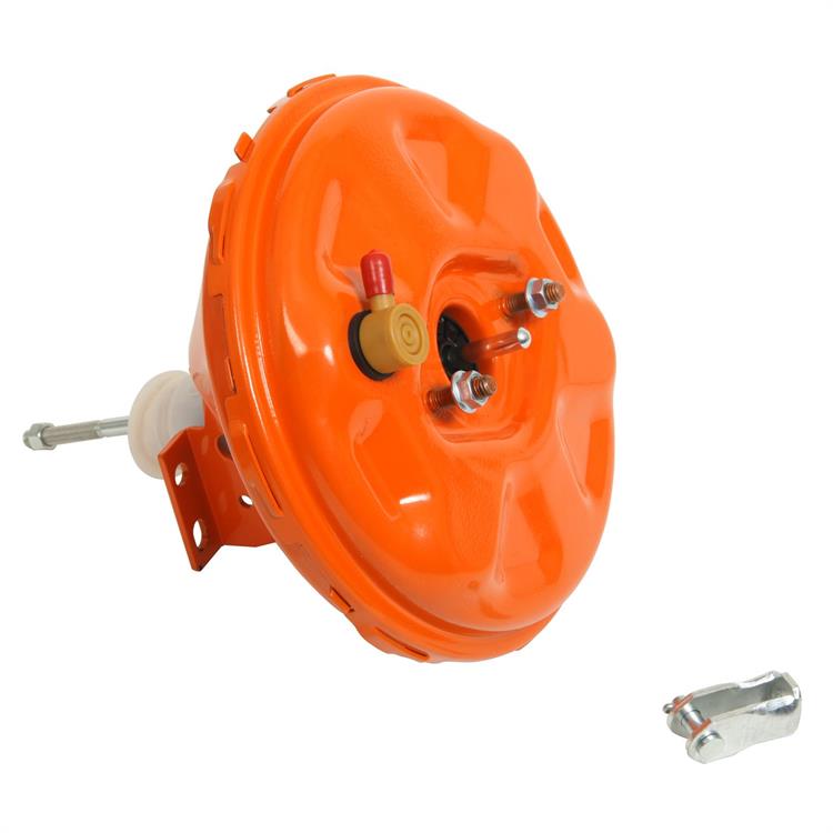 brake booster, 11", orange powder coated