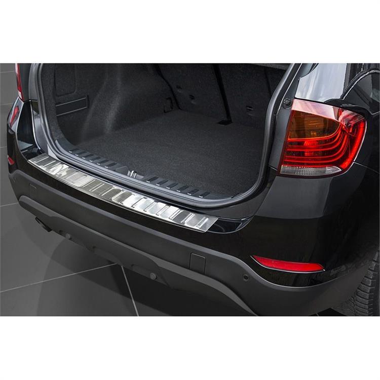 RVS Achterbumperprotector passend voor BMW X1 E84 Facelift 2012-2015 'Ribs' excl. M-Pakket