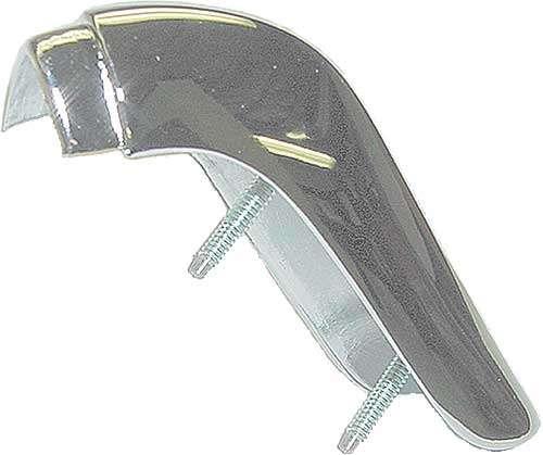 Peak Moulding End Cap/ Chrome/