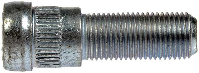 1/2-20 Serrated Wheel Stud - .630 In. Knurl, 1-21/32 In. Length