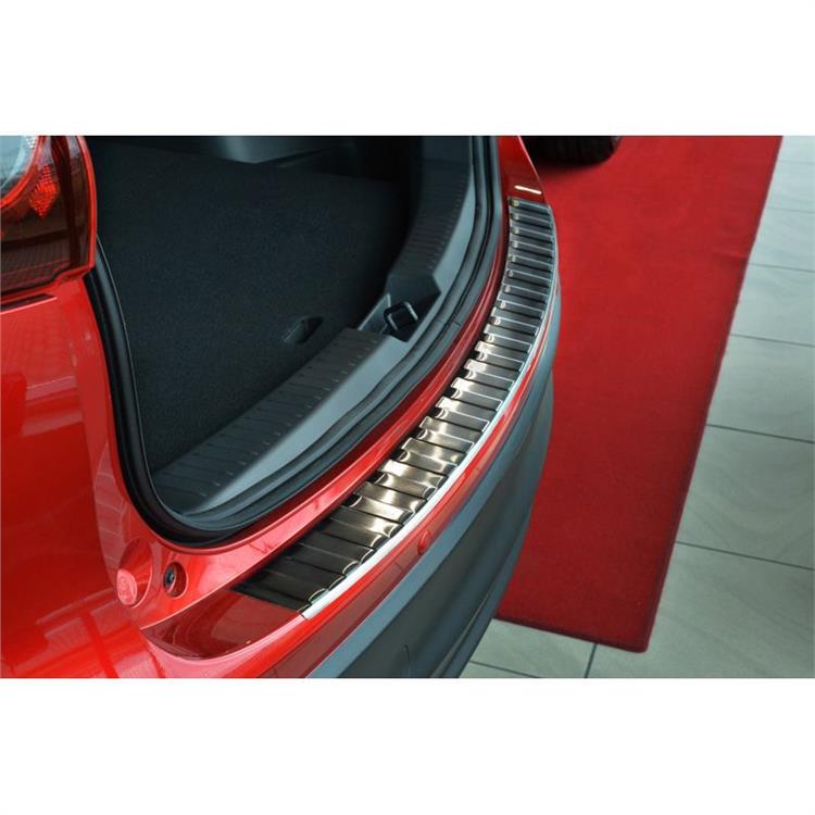 Zwart RVS Achterbumperprotector Mazda CX-5 2012-2017 'Ribs'