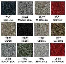 Carpet,Cut Pile w/oCons,76-81