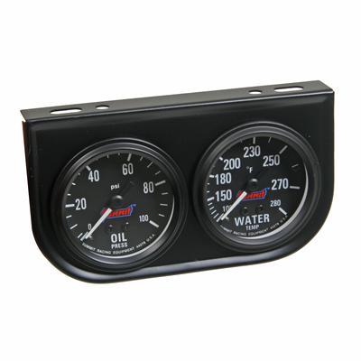 Gauge Kit, Analog, Console, 52mm Water Temperature and Oil Pressure