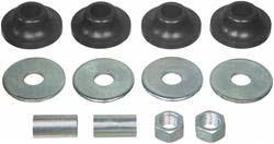 Bushings, Strut Rod, Rubber, Black, Front, Chevy, Kit