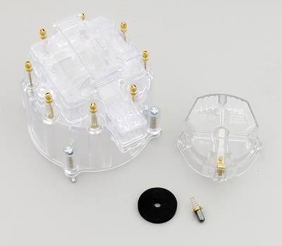 Distributor Cap and Rotor, Clear