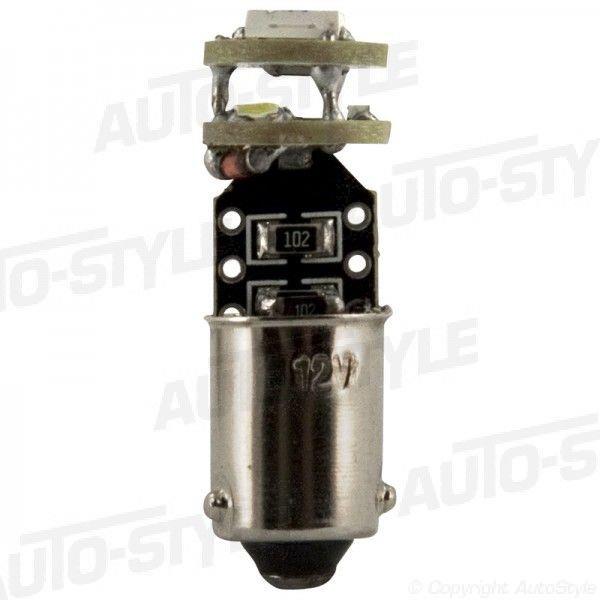 4Q BAX9S (H6) SMD Lampen 12V Xenon-Optiek Wit, set à 2 stuks, met CAN-bus ondersteuning