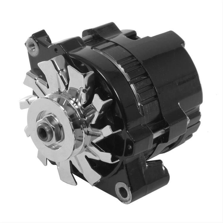 alternator / generator, 80A, 12 volt, Black powdercoated