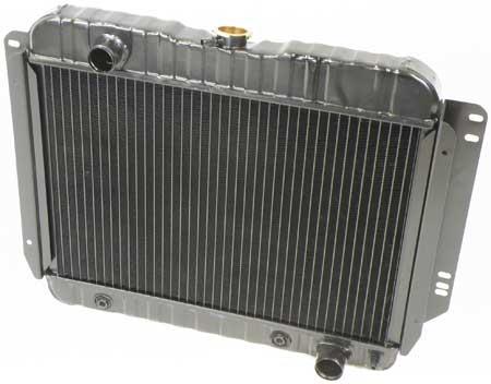 "1966 IMPALA / FULL SIZE V8 283/327 W/O AC, WITH AUTO TRANS 3 ROW 15-1/2"" X 23-1/2"" X 2"" RADIATOR"