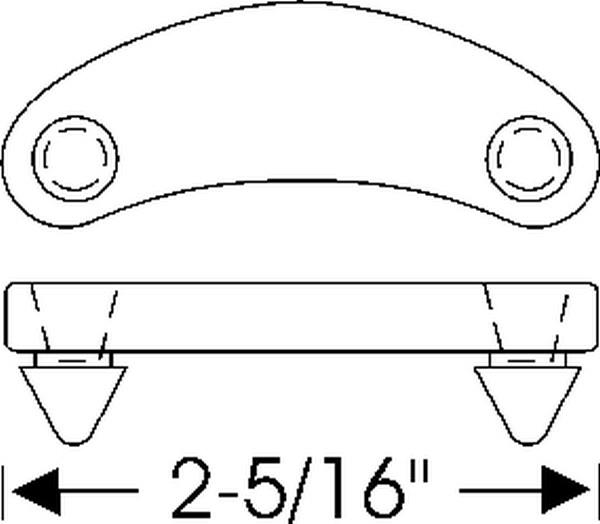 Folding seat bumper