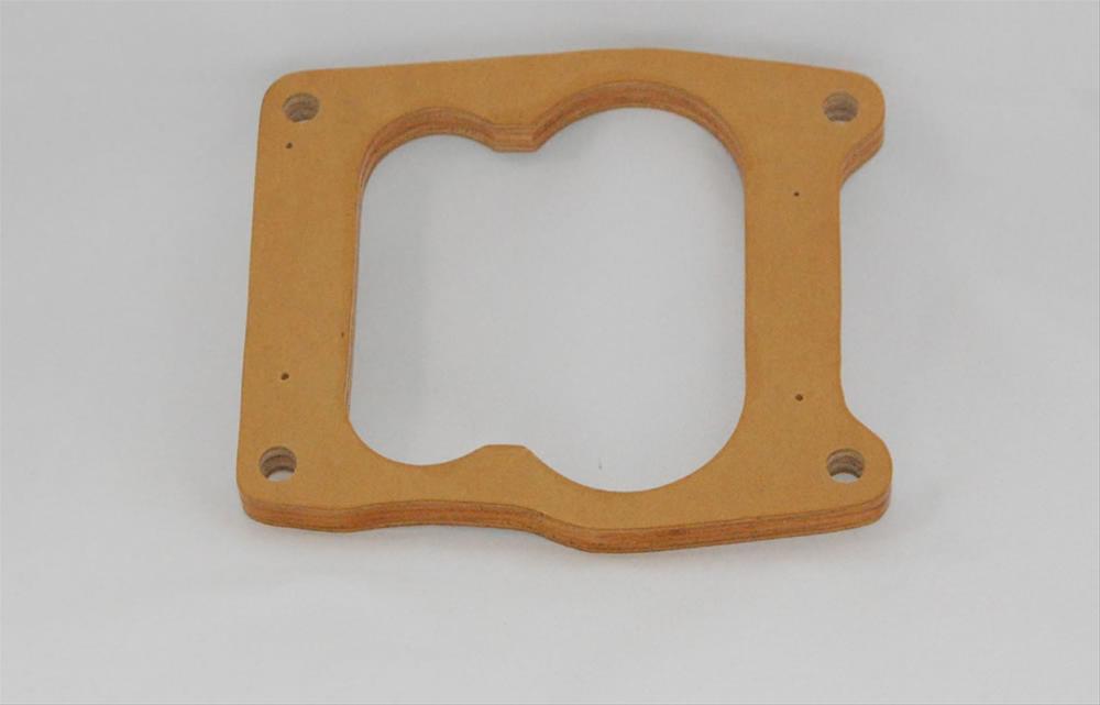 Carburetor Spacer, Wood, 0.500 in. Thick, Open, Spread Bore, Each