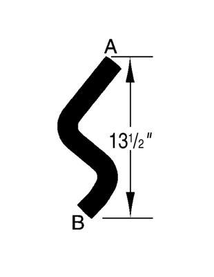 Curved Radiator Hose