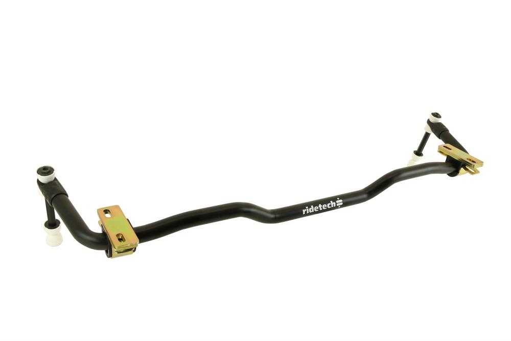 Sway Bar, MUSCLEbar, Solid, Steel, Black Powdercoated, Front, 1 in. Diameter, Buick, Chevy, Oldsmobile, Pontiac, Kit