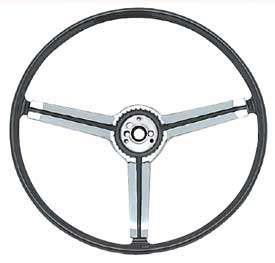 Dlux Steering Wheel,Blk,1967