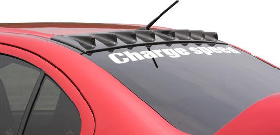 Chargespeed Dakspoiler Roof Fin passend voor Mitsubishi Lancer Evo X CZ4A (FRP)