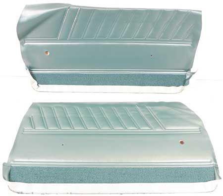 1968 IMPALA SS 2 DOOR COUPE OR CONVERTIBLE AQUA/TURQUOISE NON-ASSEMBLED FRONT DOOR PANELS