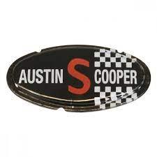 Badge, Bonnet, "Austin Cooper S"