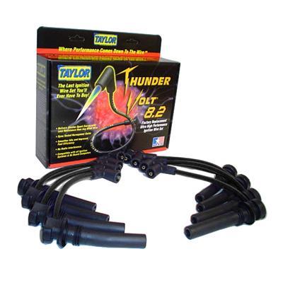 spark plug wire set, 8.2mm, black