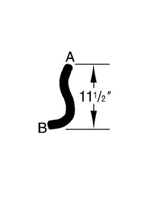 Curved Radiator Hose