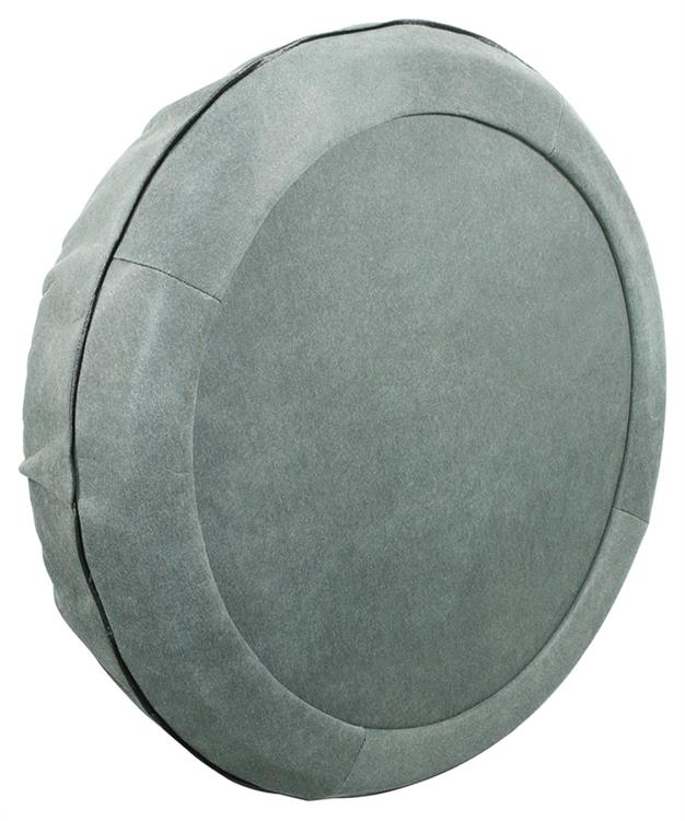 Tire Cover, Trunk Spare, 15", Gray/Green Felt