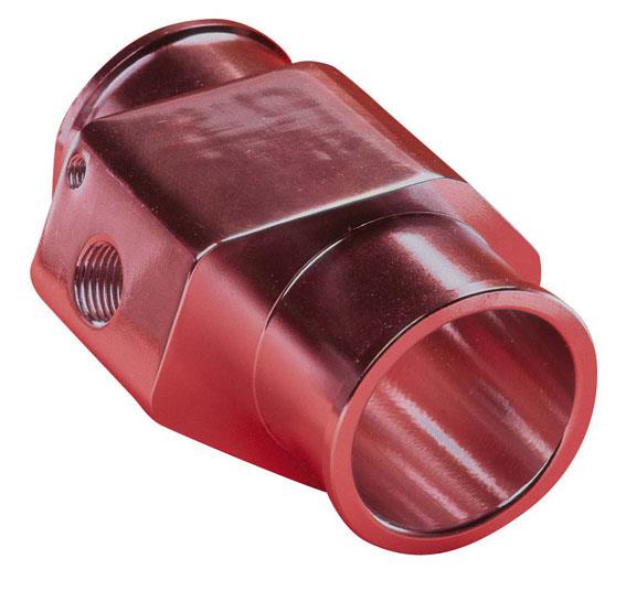 Skarvrör 34mm för vattentempgivare röd