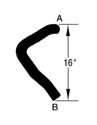 Curved Radiator Hose