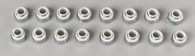 Valve Stem Seals, PTFE, Positive Stop, .530 in. Guide, 11/32 in. Valve Stem, Set of 16