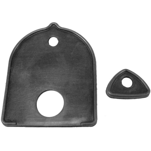 Trunk handle mounting pad