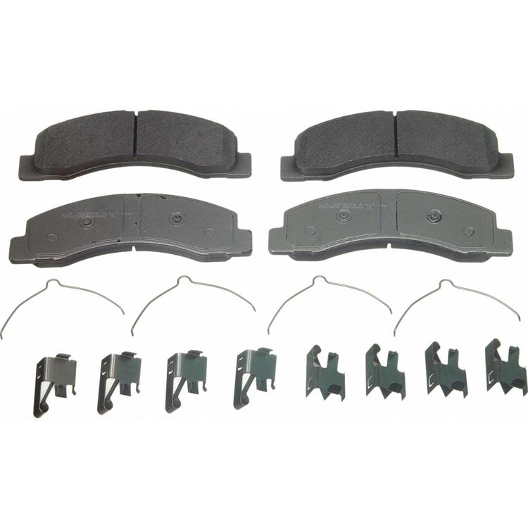 Brake Pads, ThermoQuiet, Semi-metallic, Front, Ford, Set