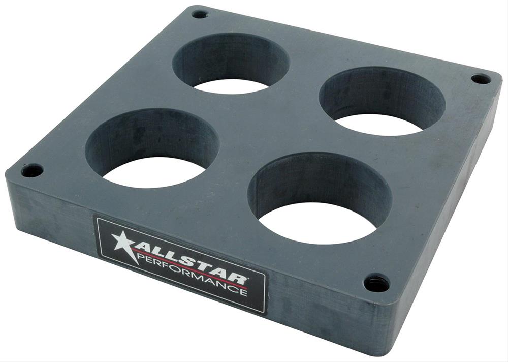 förgasarspacer 0,5", plast, square bore