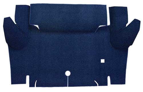 1965-66 Mustang Convertible Loop Carpet Trunk Floor Mat - Dark Blue