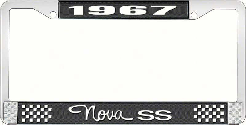 nummerplåtshållare, 1967 NOVA SS STYLE 3 svart
