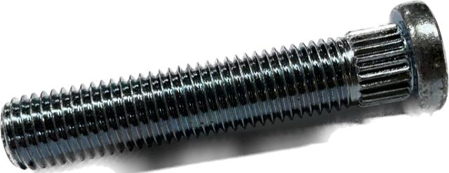 hjulbult M12x1,5, 67mm, 12,25mm splines