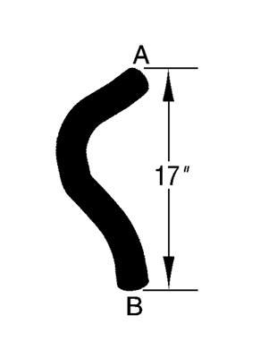 Curved Radiator Hose