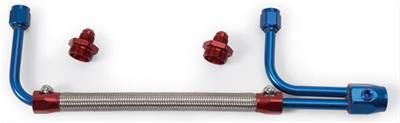 Dual-Feed Fuel Line Kit, Adjustable, 3/8"NPT in / 2x7/8"-20 out
